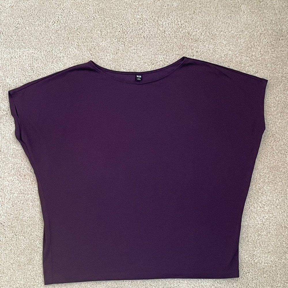 Uniqlo Womens Purple Shirt